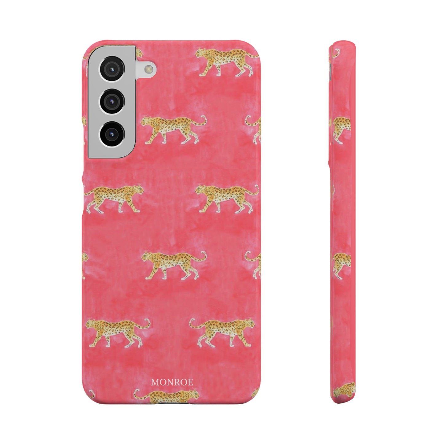 Pink Watercolor Leopard Case