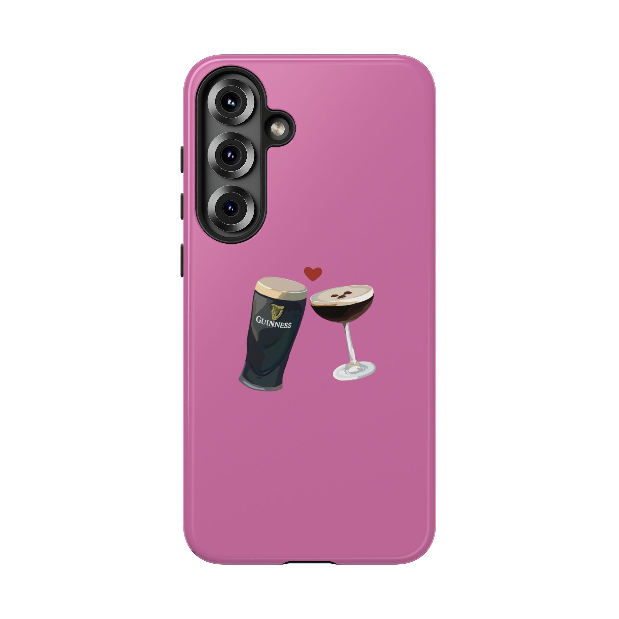 Pint & Wine Glass (Pink) Tough Case