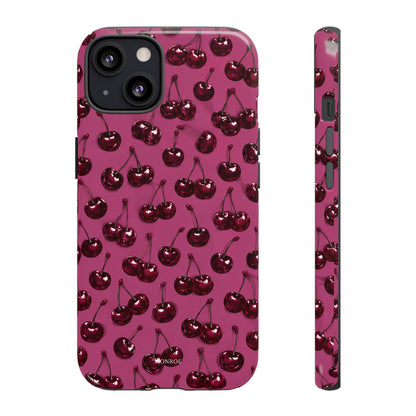 Burgundy Cherries Tough Case