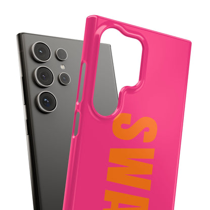 Bold Pink "SWAG" Case