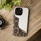 Half Cheetah Print Phone Case