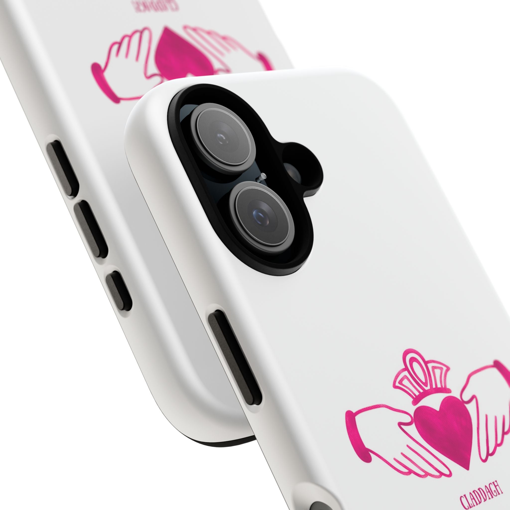 Pink Irish Claddagh Symbol Tough Phone Case