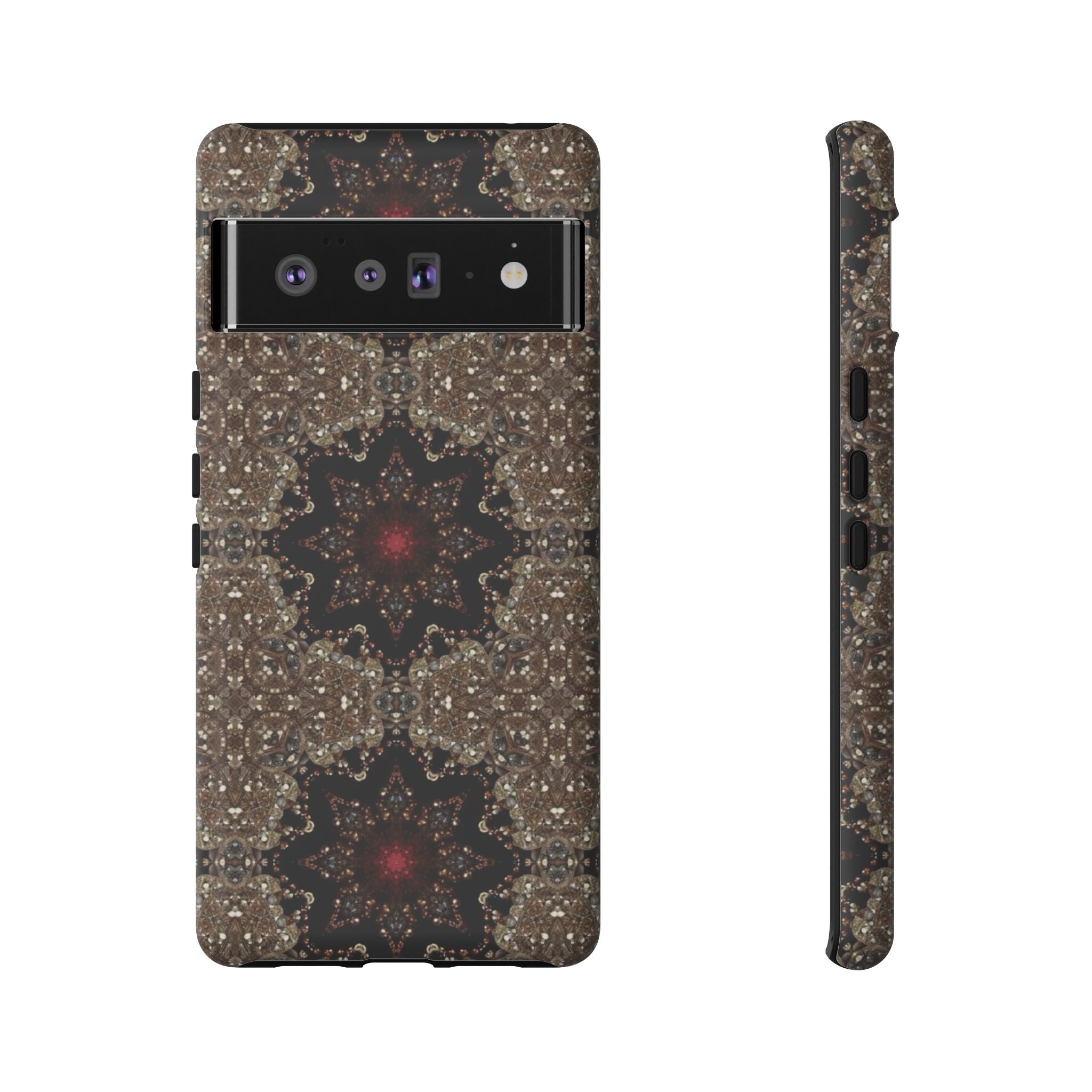 Brown Mandala Tough Protective Case