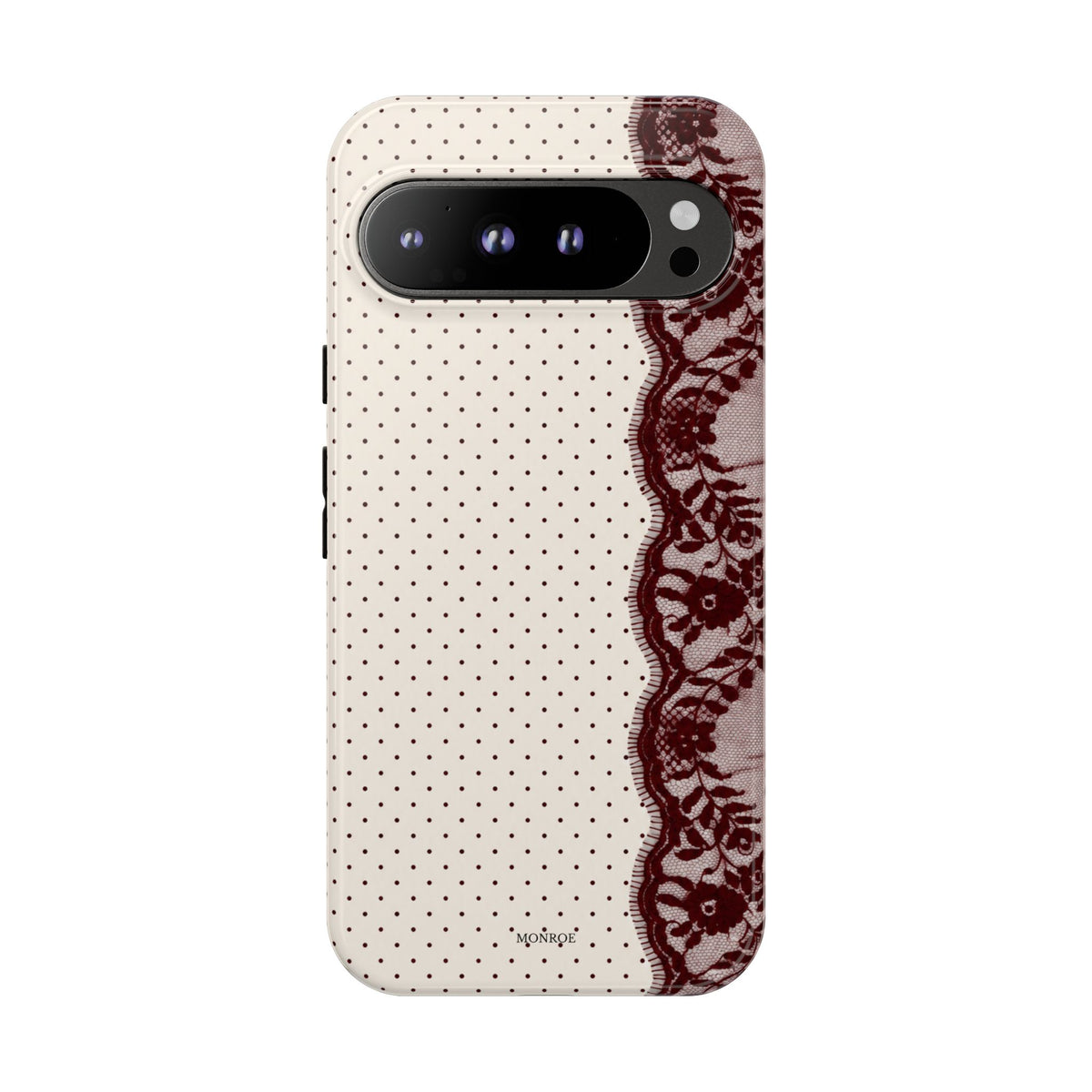 Burgundy Lace Edge Tough Case