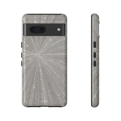 Sparkling Silver Burst Tough Case