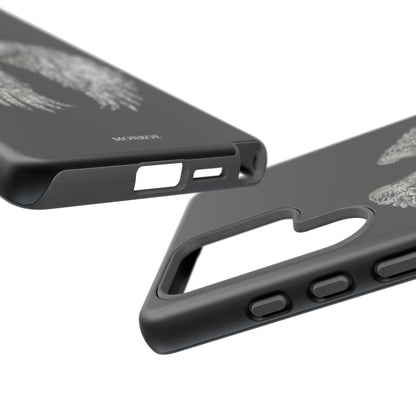 Silver Wings Black Tough Case