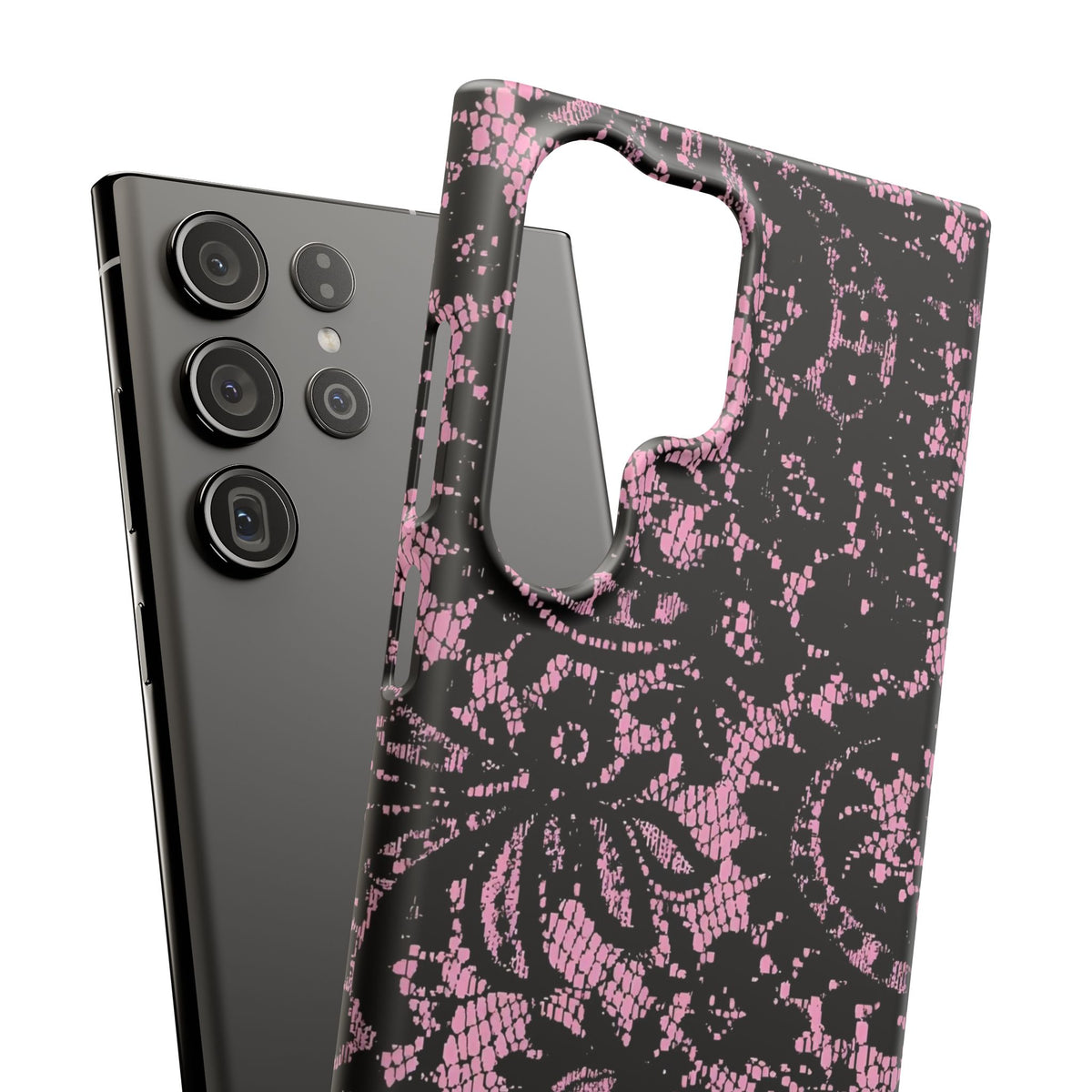Pink Lace Pattern Case