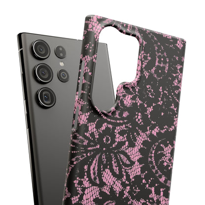Pink Lace Pattern Case