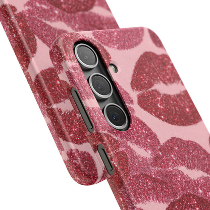 Pink Glitter Kiss Case