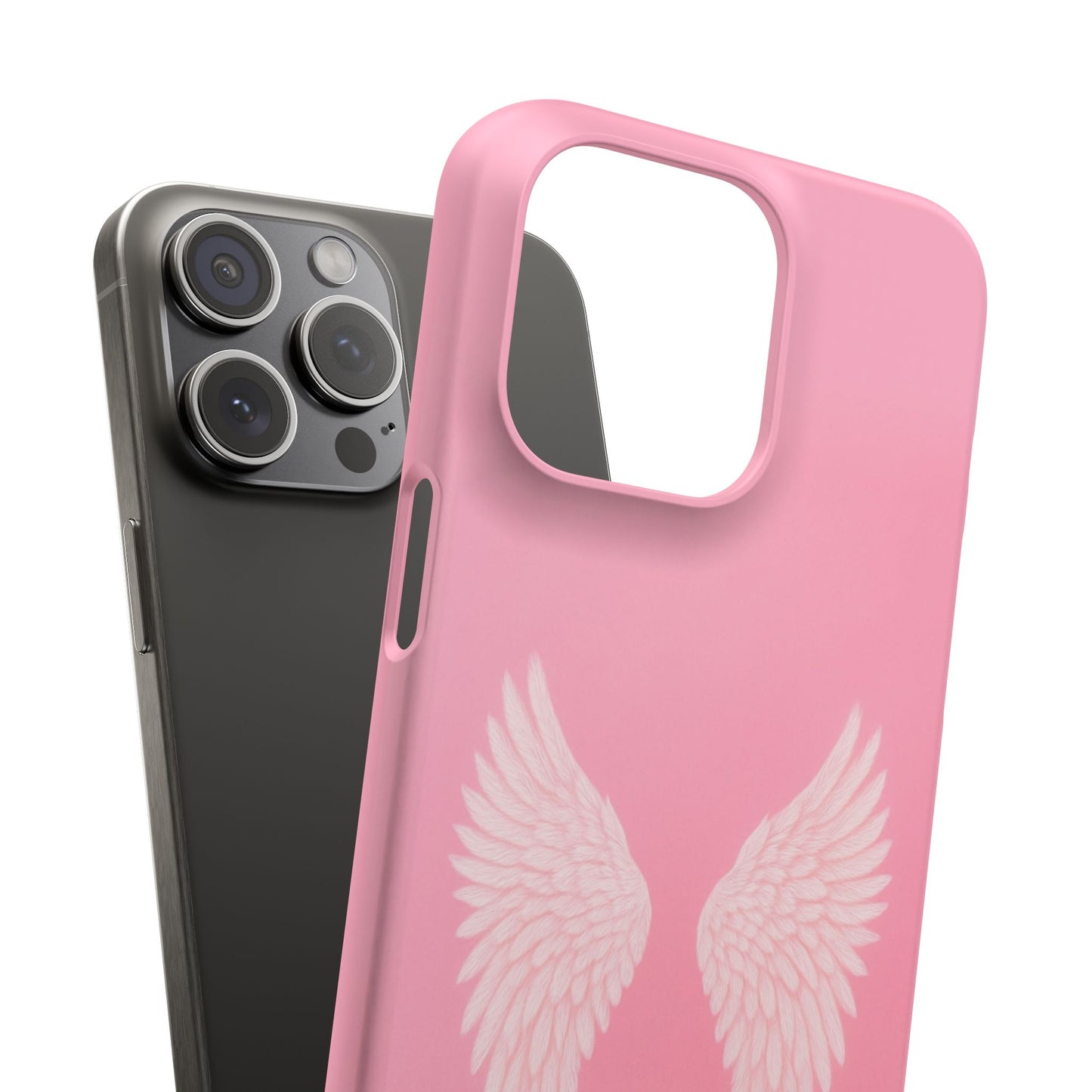 Pink Angel Wings Case