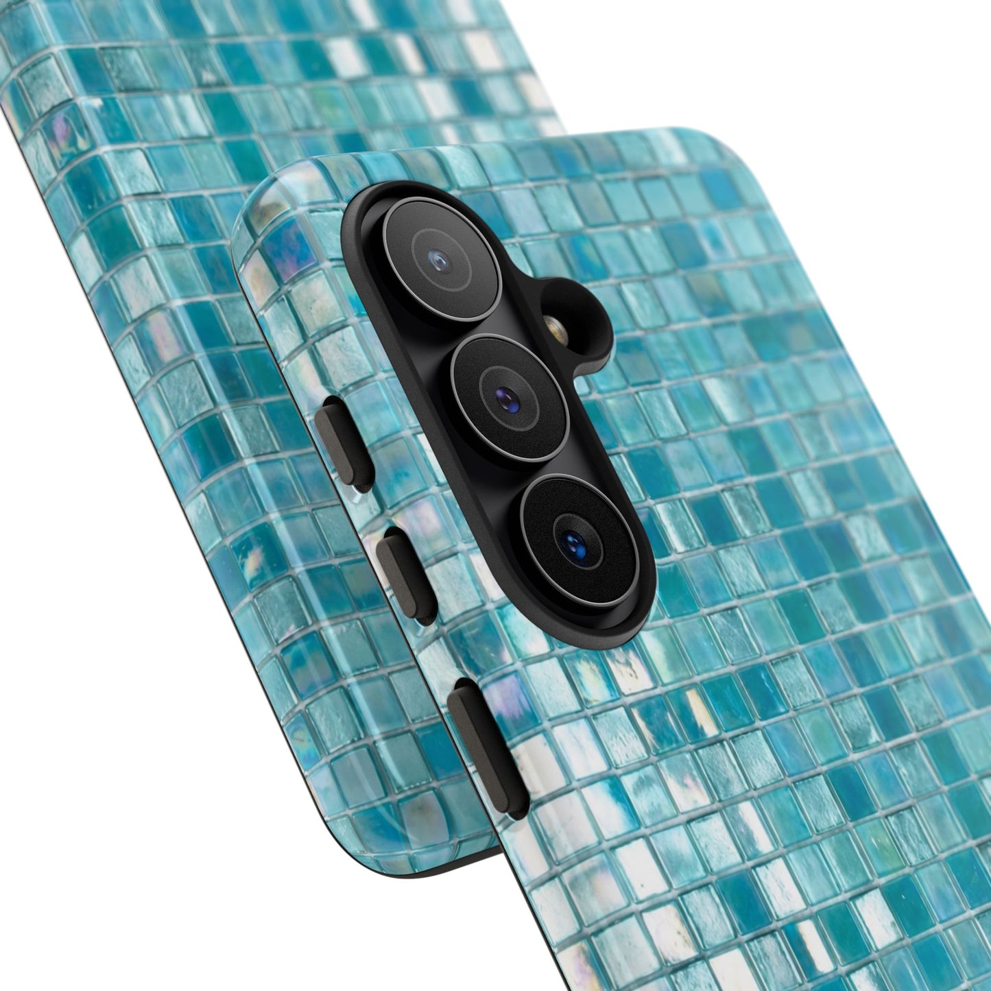 Hot Blue Mosaic Tile Tough Case