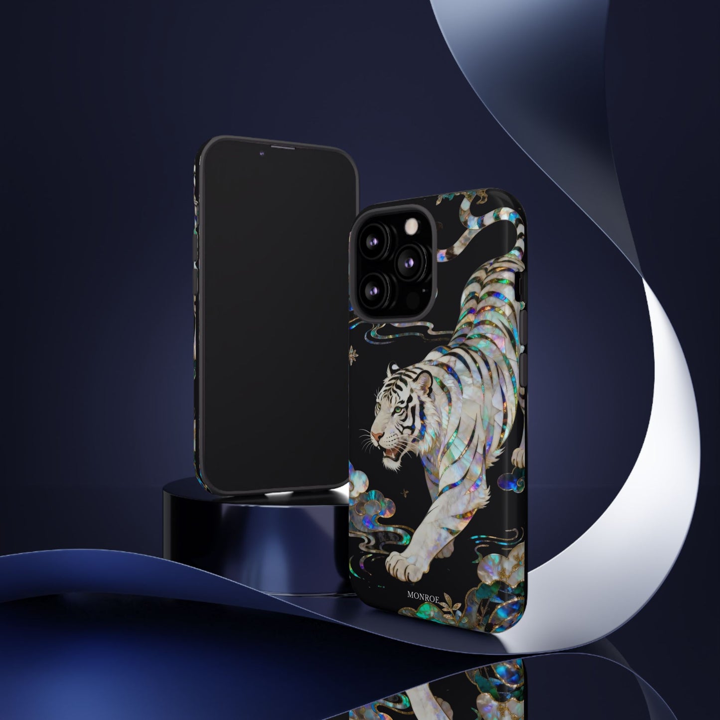 Iridescent White Tiger Tough Case