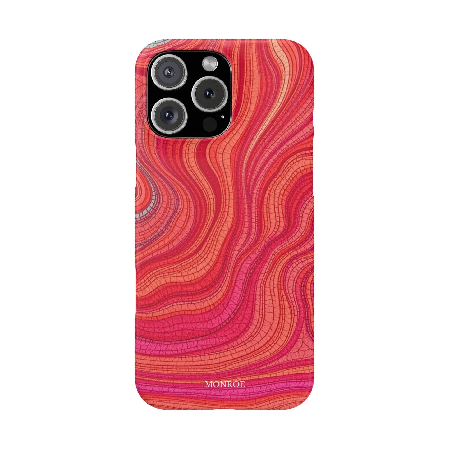 Retro Wavy Red Case