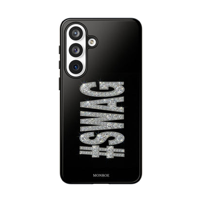 “#SWAG” Black Bling Tough Case