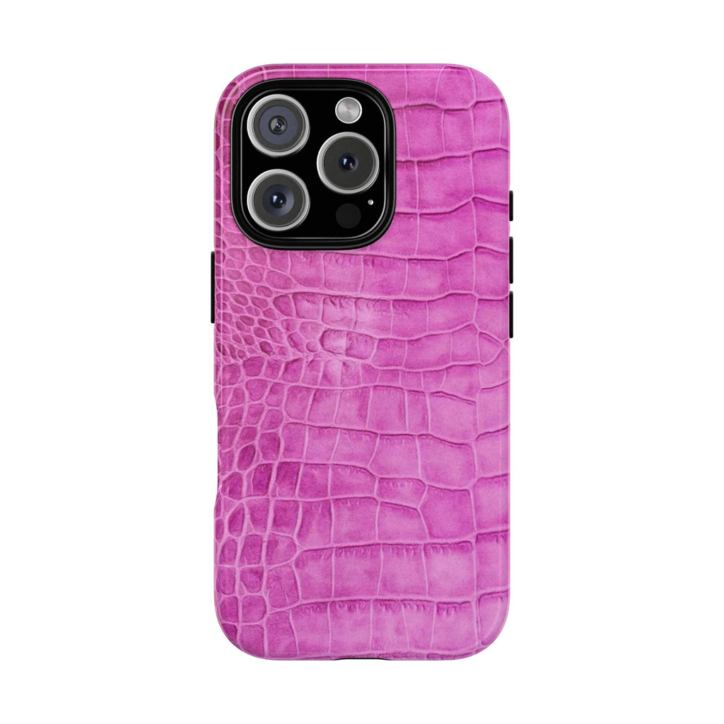 Purple Croc Phone Case