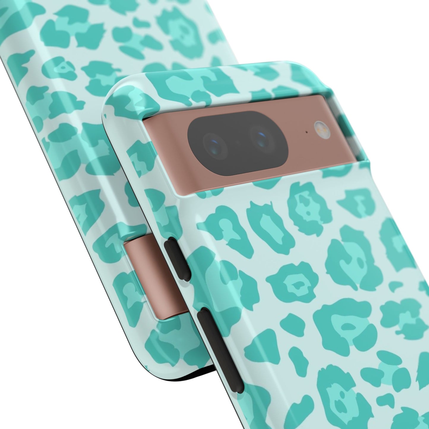 Teal Leopard Tough Case