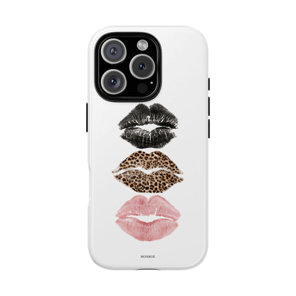 Leopard Glam Lip Tough Case