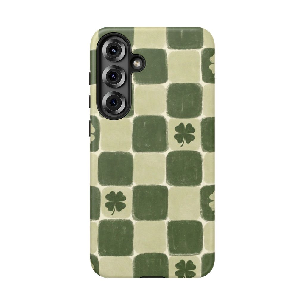 Clover Checker Tough Phone Case