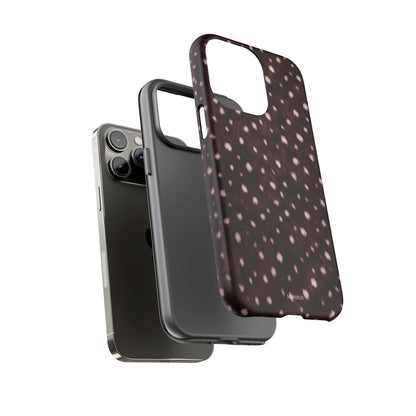 Burgundy Spotted Fur Tough Case