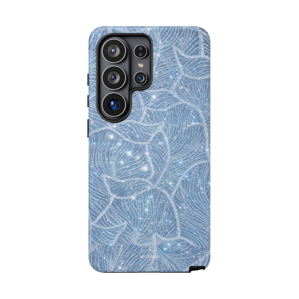 Glacier Blue Floral Tough Case