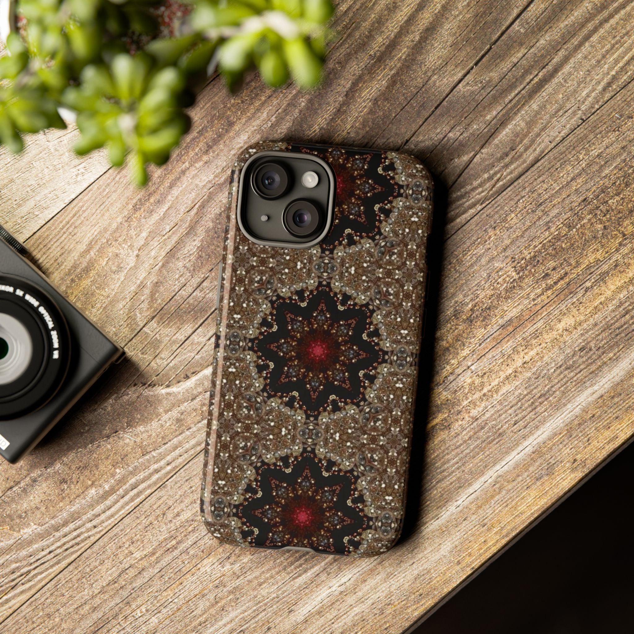 Brown Mandala Tough Protective Case