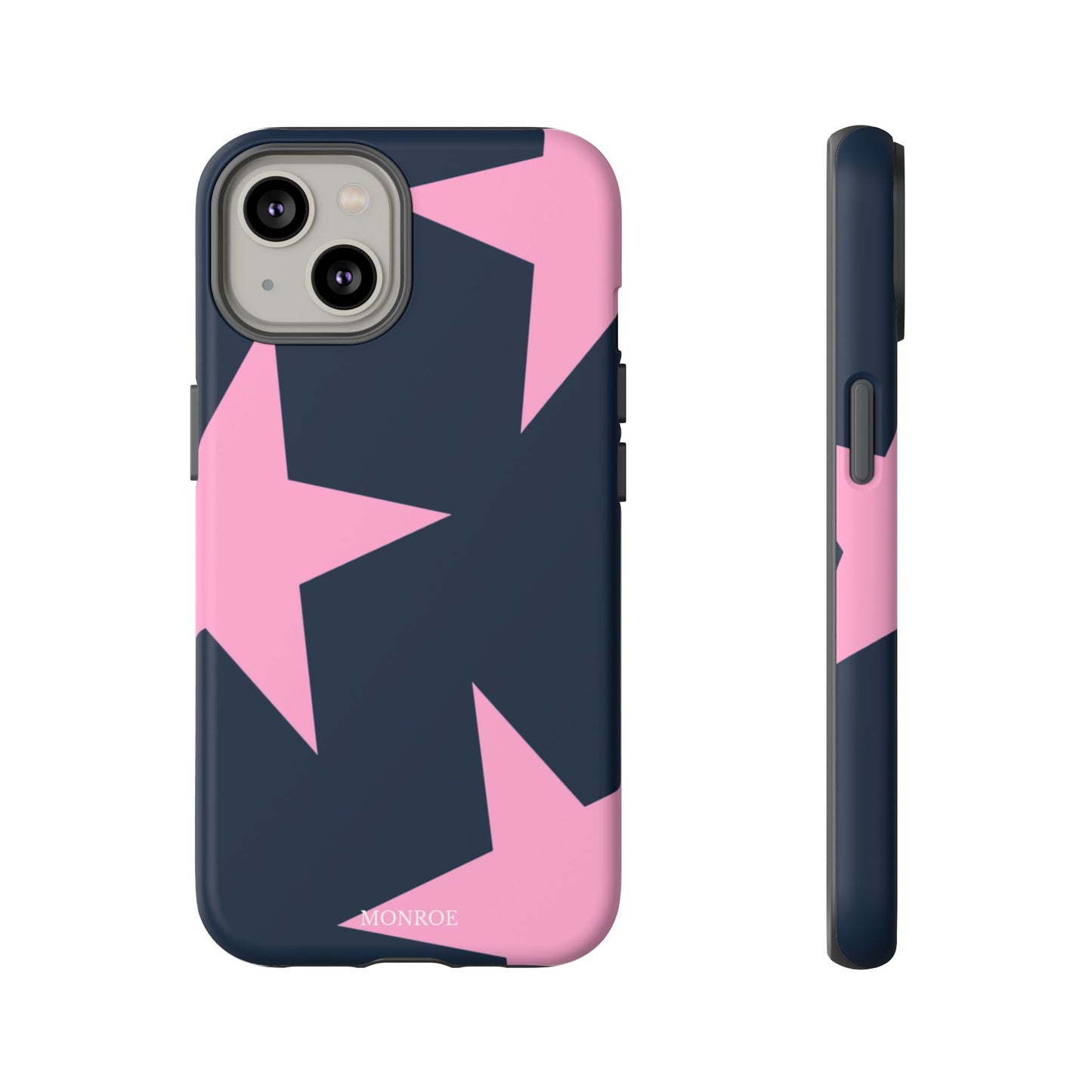 Navy & Pink Star Tough Cover