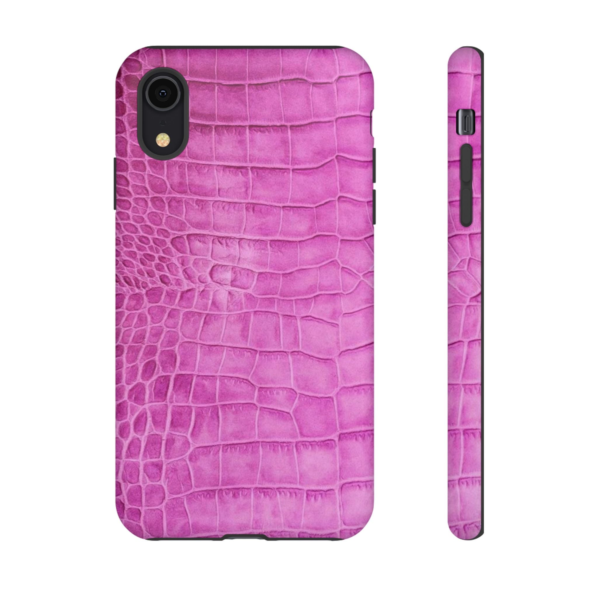 Purple Croc Phone Case