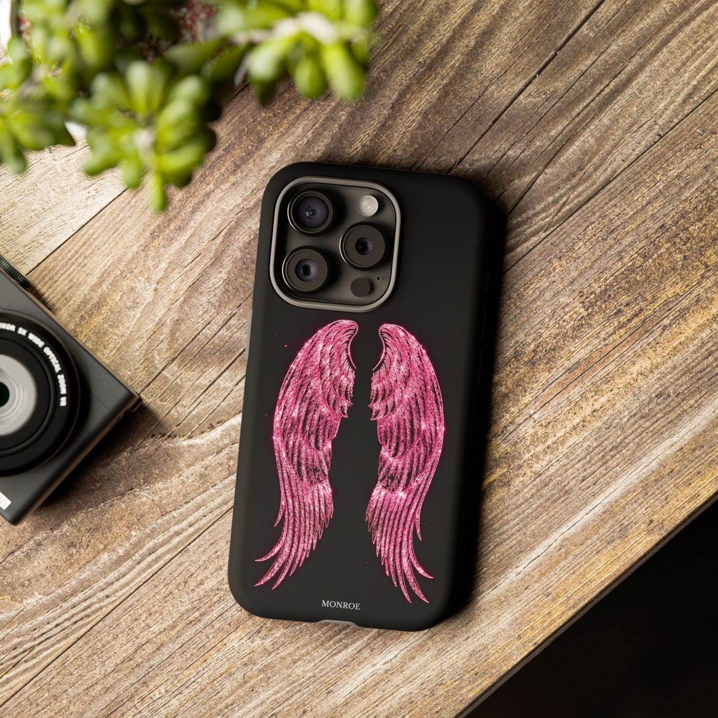 Pink Glitter Angel Tough Case