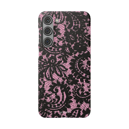 Pink Lace Pattern Case