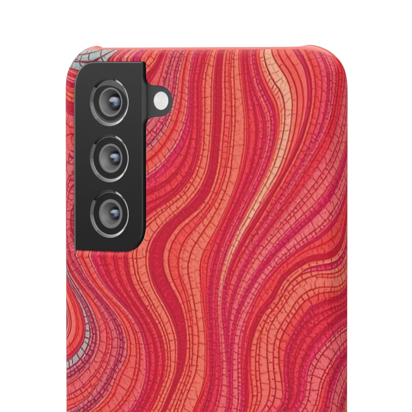 Retro Wavy Red Case