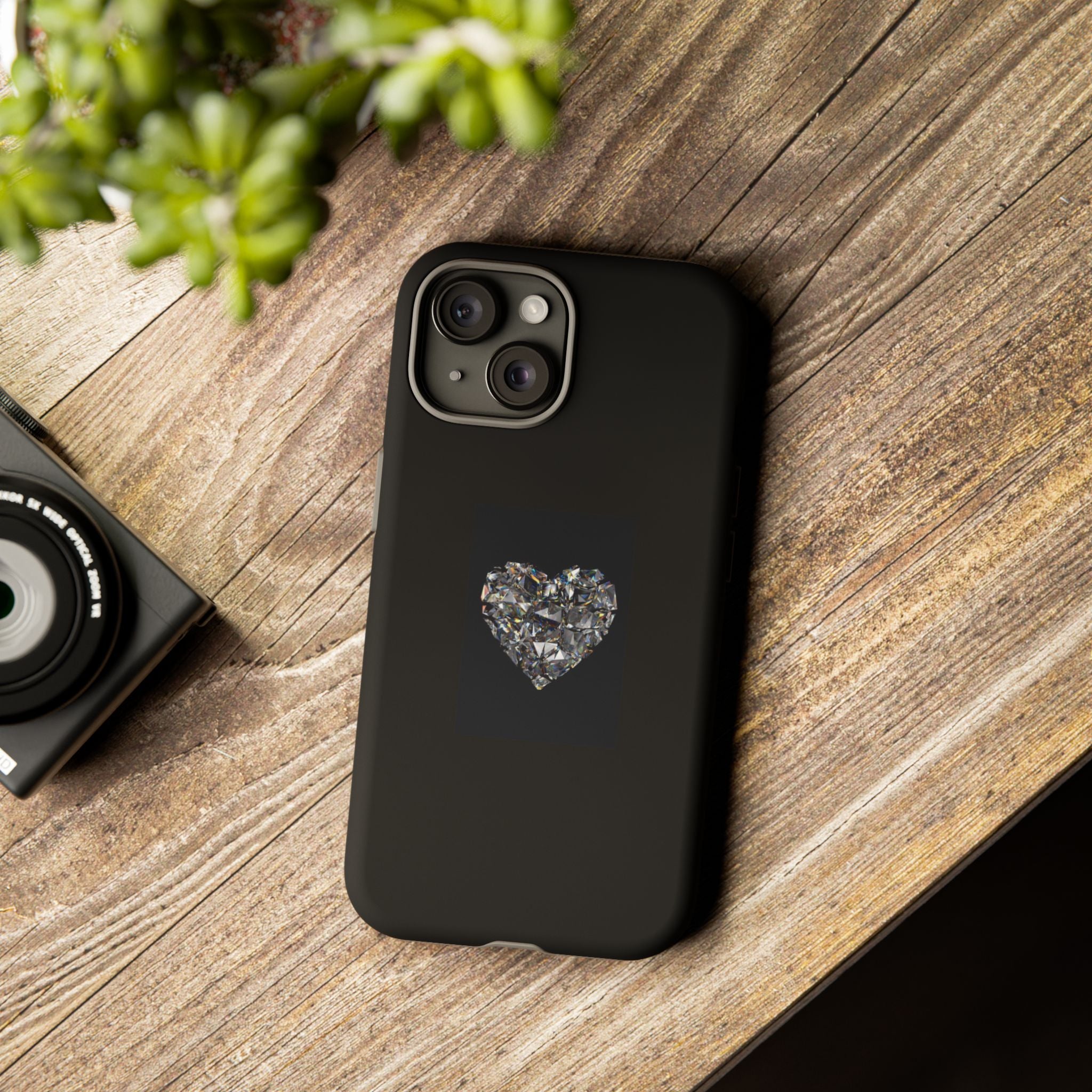 Crystal Heart Phone Case