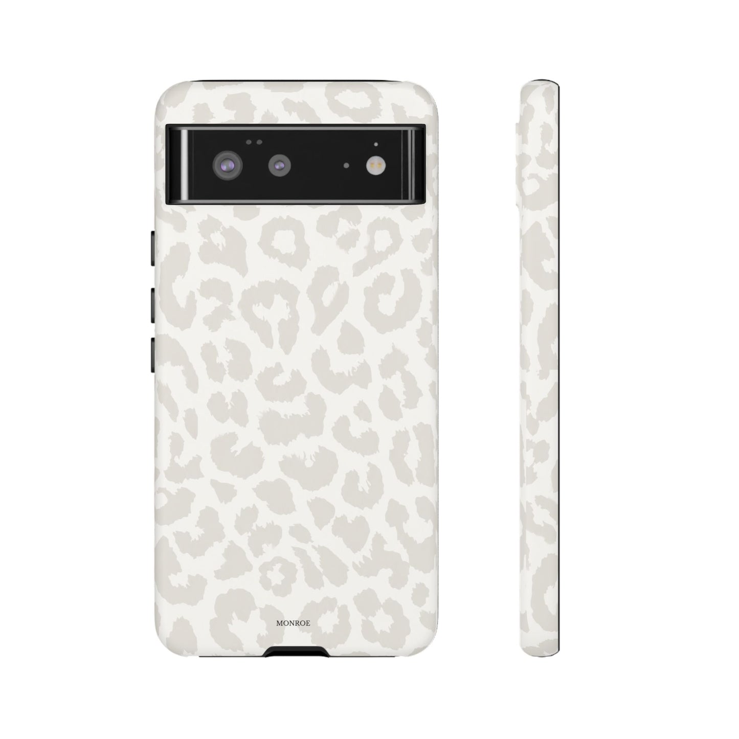 White Leopard Print Tough Case