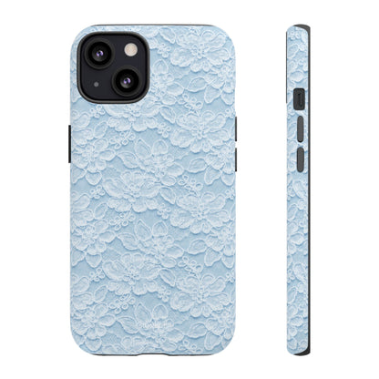 Glacier Blue Lace Tough Case