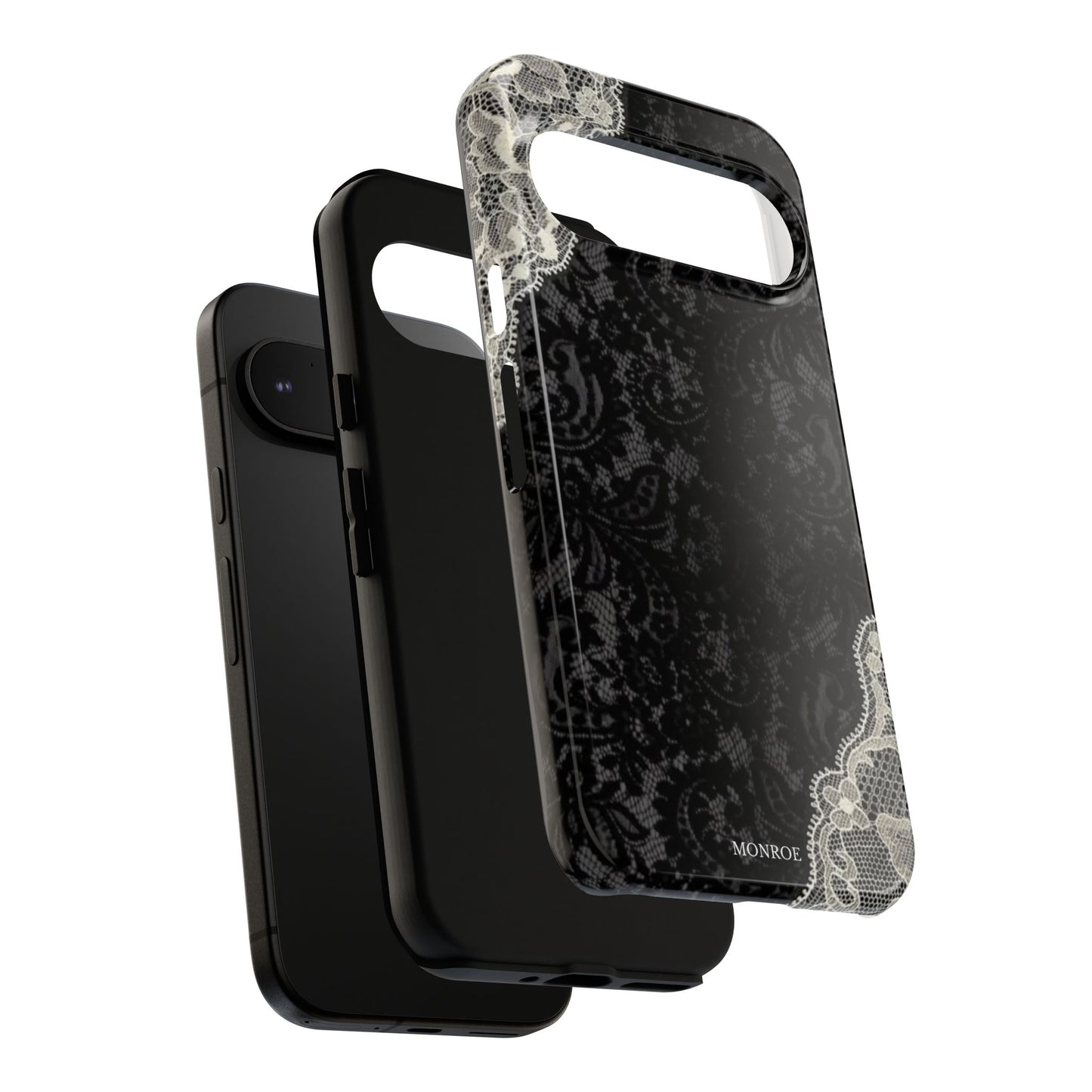 Black & White Edged Tough Case