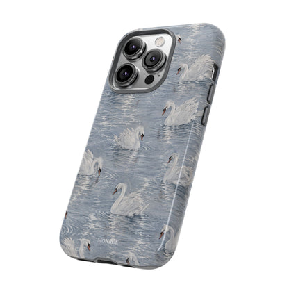 Swan Pattern Tough Case