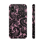 Pink Lace Pattern Tough Phone Case