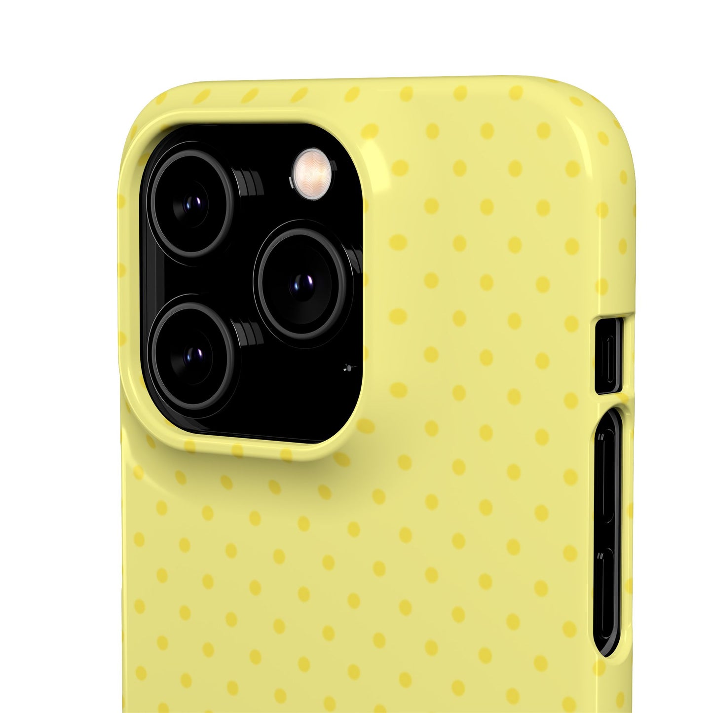 Yellow Polka Dot Snap Phone Case