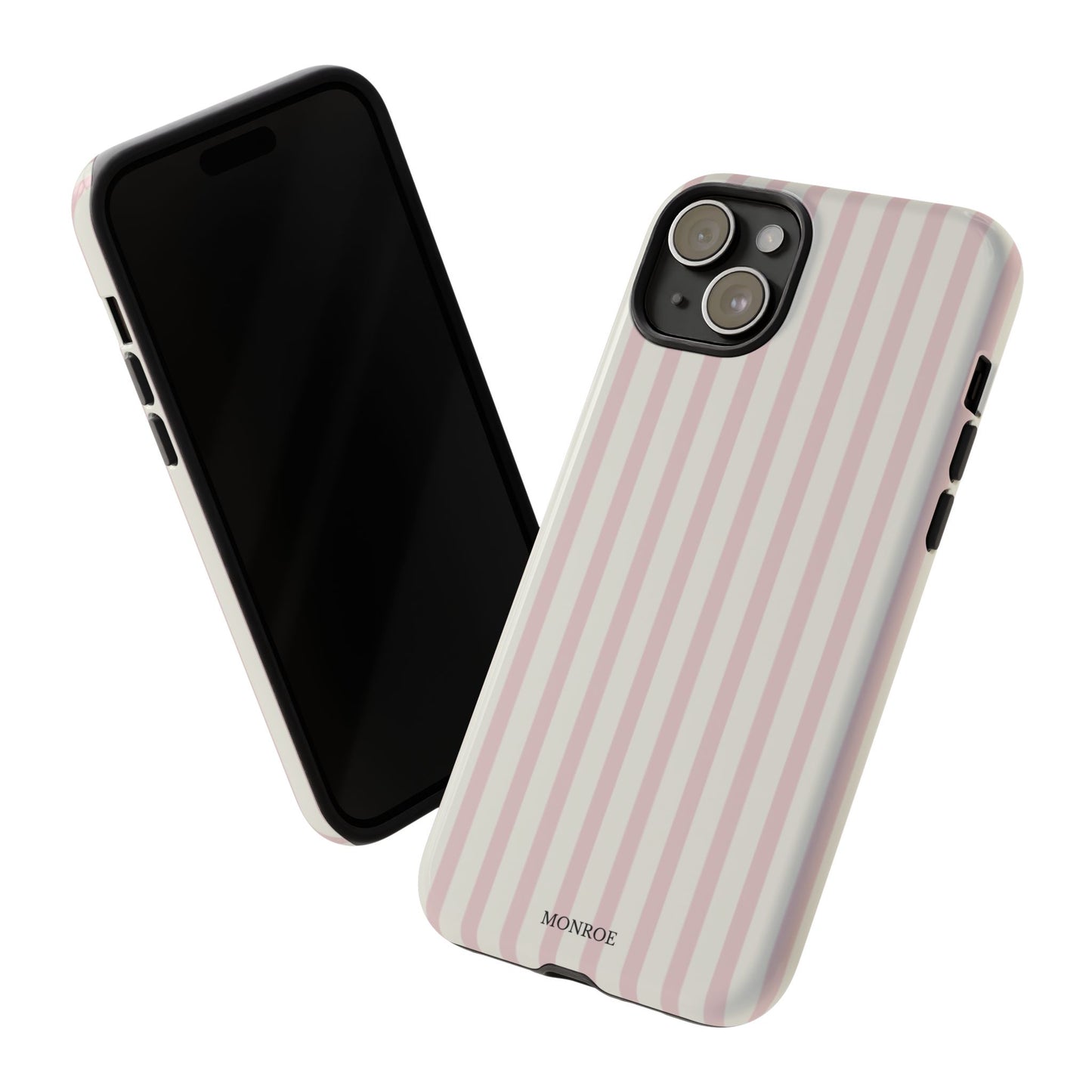 Light Pink Stripe Tough Phone Case