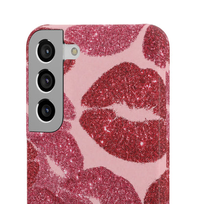 Pink Glitter Kiss Case