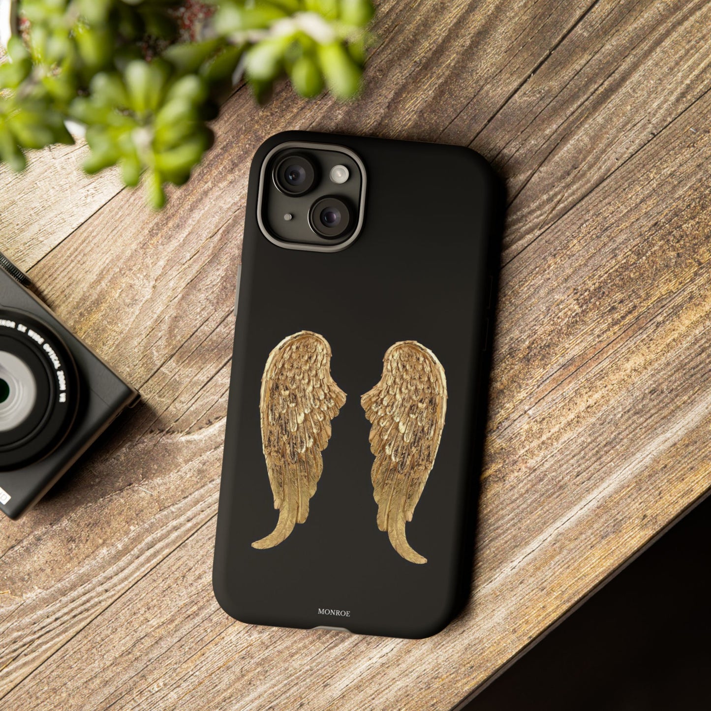 Gold Angel Wings Tough Case