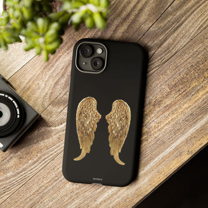 Gold Angel Wings Tough Case