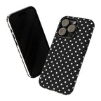 Black Polka Dot Phone Case