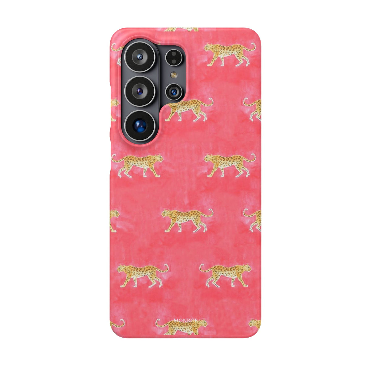 Pink Watercolor Leopard Case