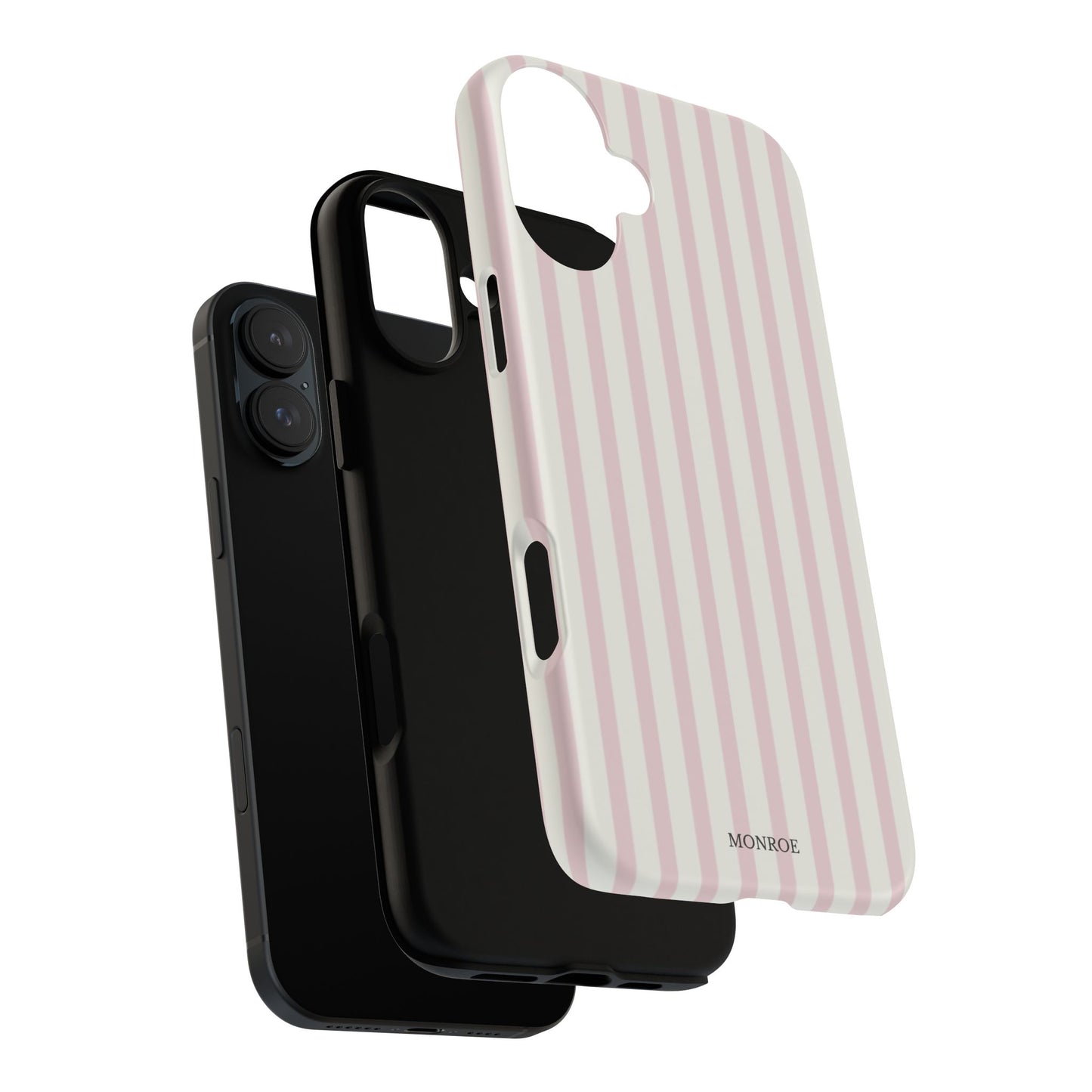 Light Pink Stripe Tough Phone Case
