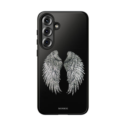 Silver Wings Black Tough Case