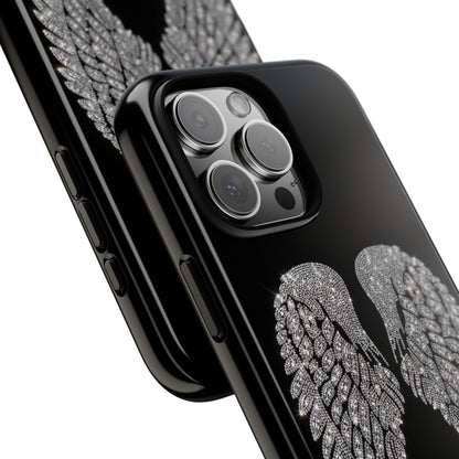 Silver Angel Wings Tough Case