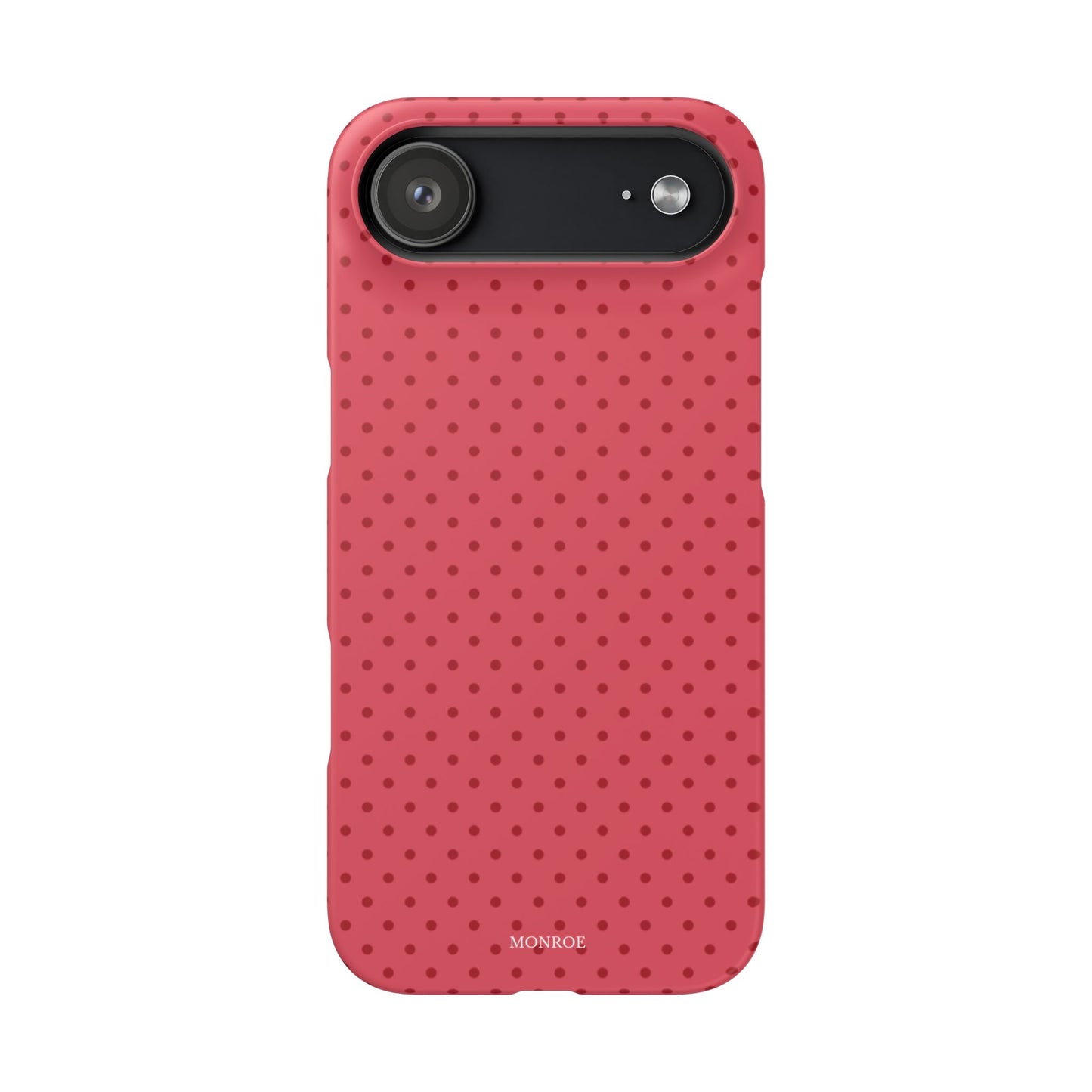 Coral Polka Dot Snap Phone Case