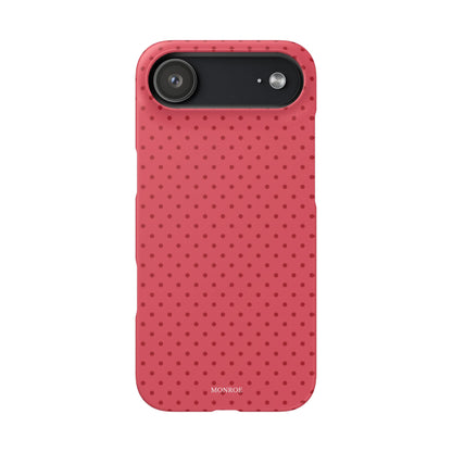 Coral Polka Dot Snap Phone Case