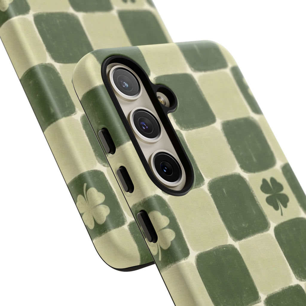 Clover Checker Tough Phone Case