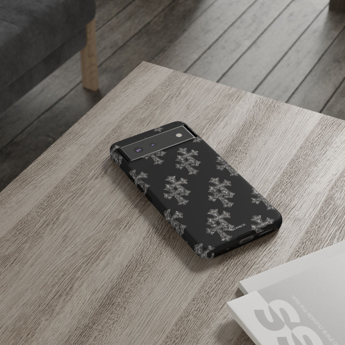 Black Crystal Cross Tough Case